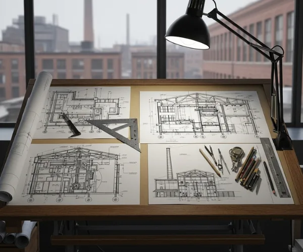 industrial architectural drafting services