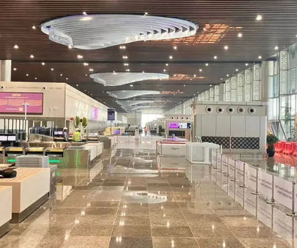 mep and interior execution at lucknow international airport